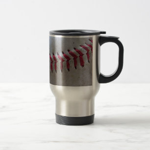 Baseball Stitches Travel Mug