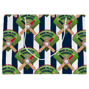 Baseball Stitches-We Got Married 3-GIFT BAG L