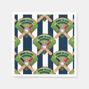 Baseball Stitches, We Got Married 3-PAPER NAPKINS