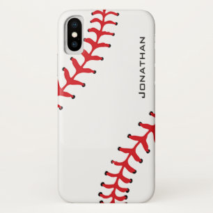 Baseball Stitching Design iPhone X Case