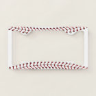 Baseball Stitching Design License Plate Frame