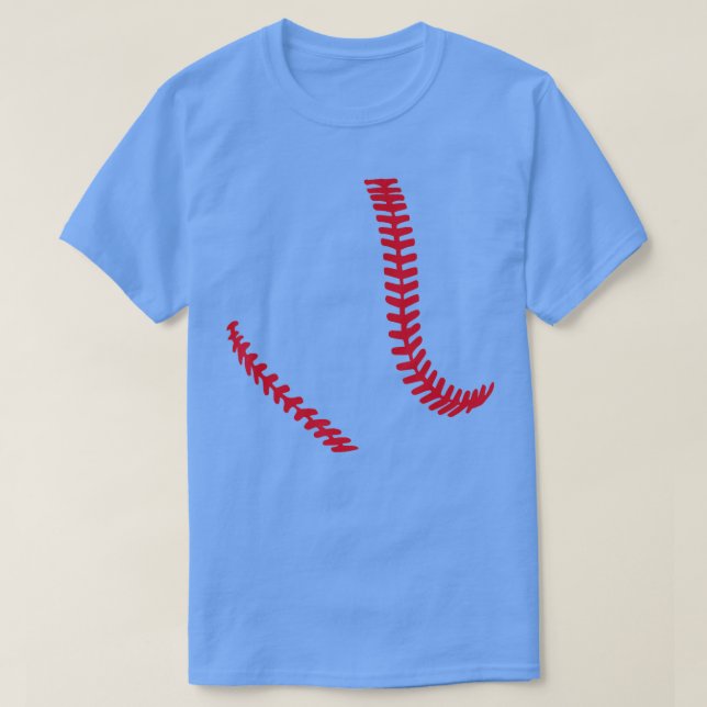 Baseball stitching  T-Shirt (Design Front)
