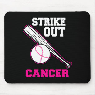 Baseball Strike Out Cool Breast Cancer Awareness G Mouse Mat