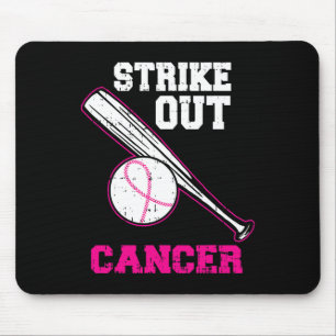 Baseball Strike Out Cool Breast Cancer Awareness G Mouse Mat