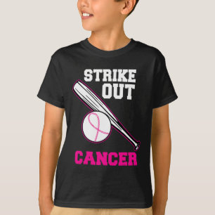 Baseball Strike Out Cool Breast Cancer Awareness G T-Shirt