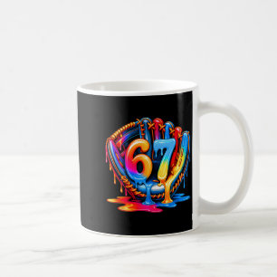 Baseball Stuff Six Seven 67 Ice Cream Drip 6 7 Bas Coffee Mug