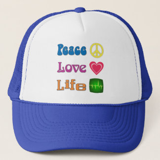 Baseball-style hat to promote life, & more.