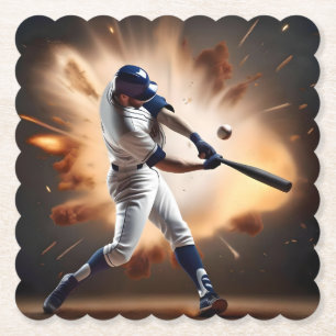 Baseball Super Play The Home Run,  Paper Coaster