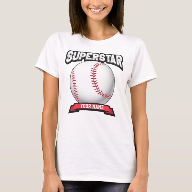 Baseball Superstar T-Shirt (Front)