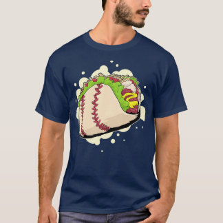 Baseball Taco Baseball Player Mexican T-Shirt