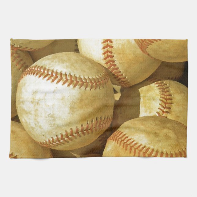 Baseball Tea Towel (Horizontal)