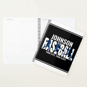 Baseball Team ADD NAME Champion Game Player Planner