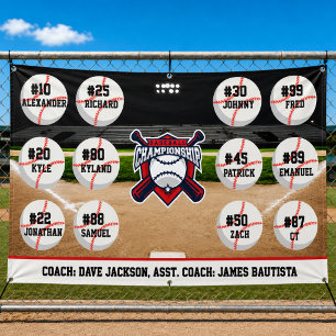 Baseball Team Banner