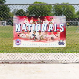 Baseball Team Banner - Personalized and Editable