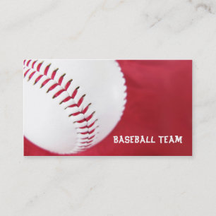 Baseball Team Business Cards
