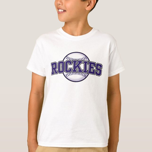 Baseball Team Colorado Rockie T-Shirt (Front)