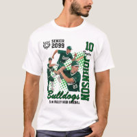 Baseball Team Custom Photo Senior Night Green