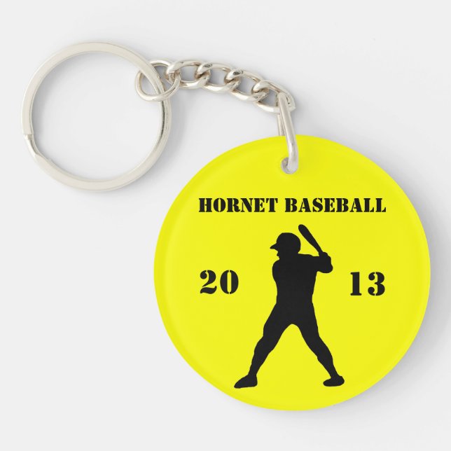 Baseball team keychain (Front)