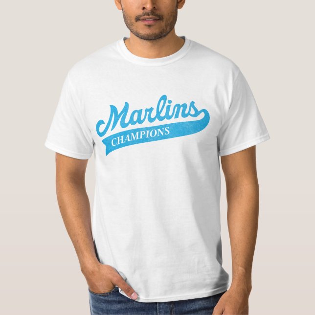 Baseball Team Miami Marlin T-Shirt (Front)