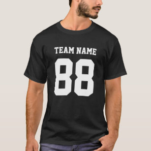 Baseball Team Player Name Number Gift T-Shirt