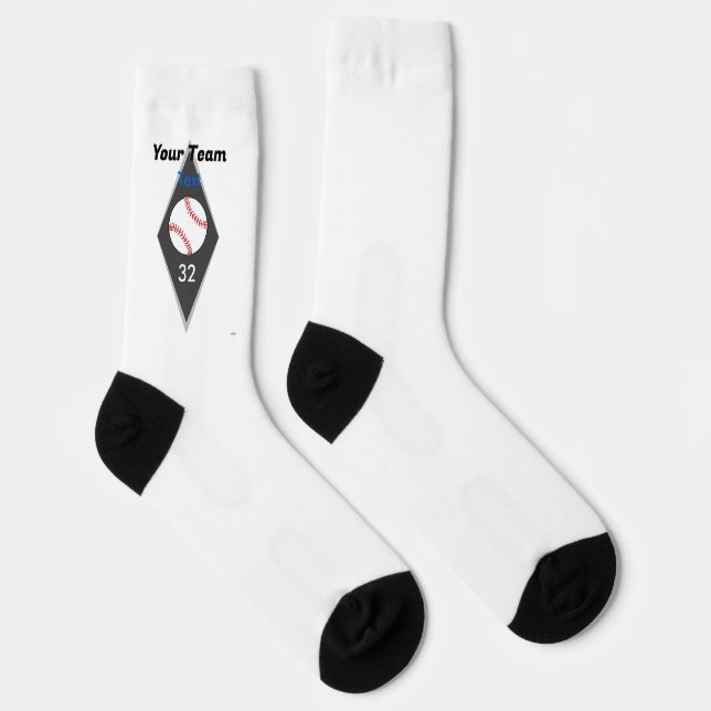 Baseball Team Spirit Socks HAMbyWG (Right)
