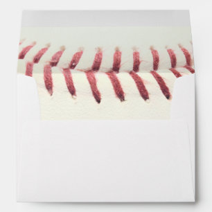 Baseball Texture Personalised Envelope