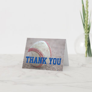 Baseball Thank You Card