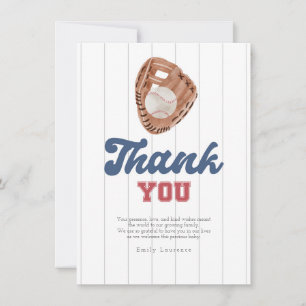 Baseball Thank You Card