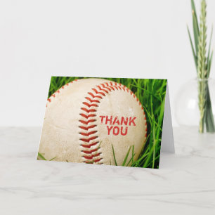 Baseball Thank You Card