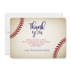 Baseball Thank You Cards
