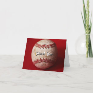Baseball Thank You Note Cards Sports Cards