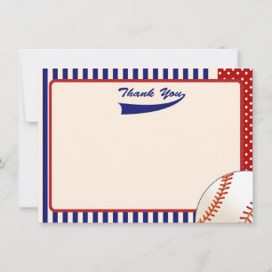 Baseball Thank You Notes