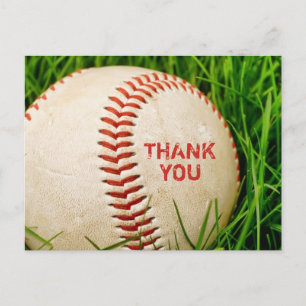 Baseball Thank You Postcard