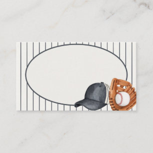 Baseball Theme Home Run Buffet Place Cards