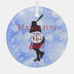 Baseball Theme Ornament HAMbWG