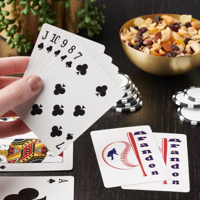 Baseball Themed All-Star Sports Playing Cards (In Situ)