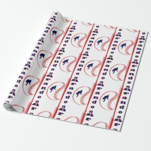 Baseball Themed All-Star Sports Wrapping Paper