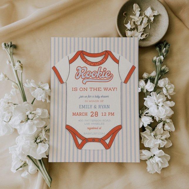 Baseball Themed Baby Shower Invitation  (Creator Uploaded)