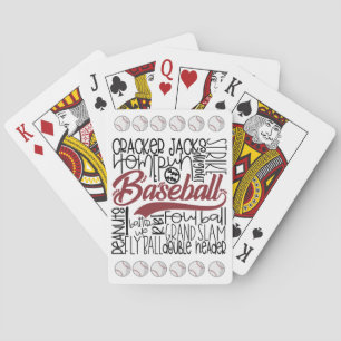 Baseball Themed Playing Cards