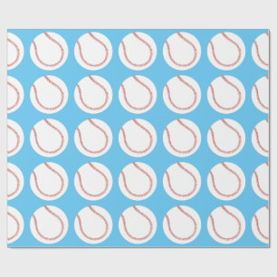 Baseball Themed Wrapping Paper