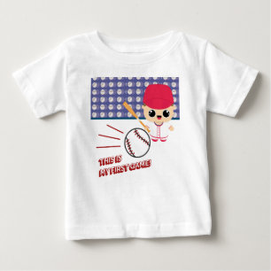 Baseball This is my First Game  Baby T-Shirt