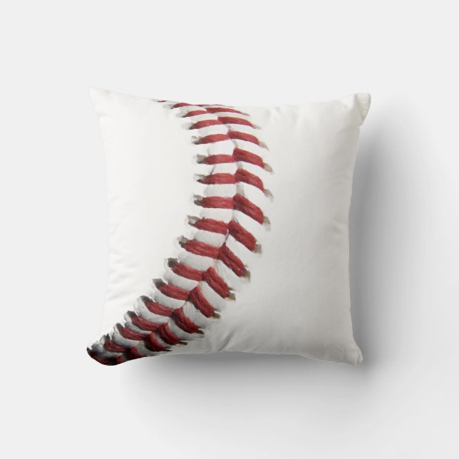 Baseball Throw Pillow (Front)