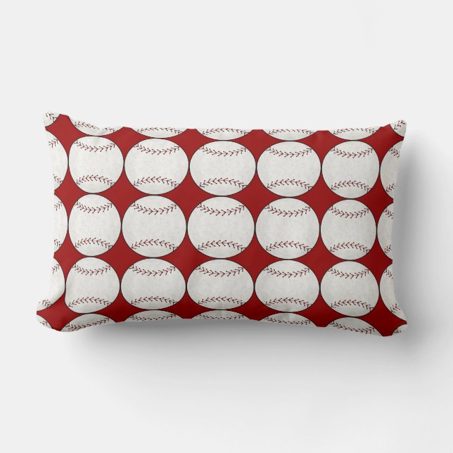 Baseball Throw Pillow (Front)