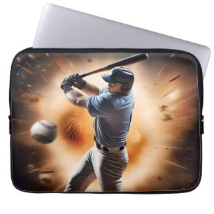 Baseball Thunder Pitch, Laptop Sleeve