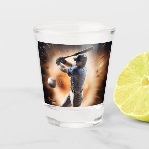 Baseball Thunder Pitch, Shot Glass