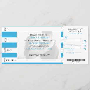 Baseball Ticket Invitation