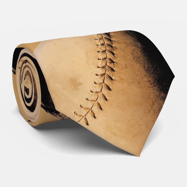 Baseball Tie (Rolled)