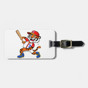 Baseball Tiger Luggage Tag