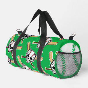 Baseball Til Death Green Screwball Graphics Duffle Bag