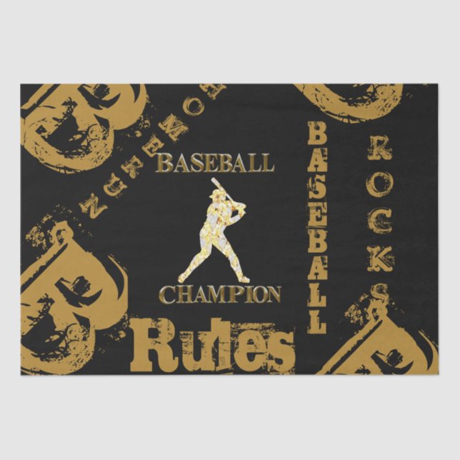 BASEBALL TISSUE PAPER (Front)